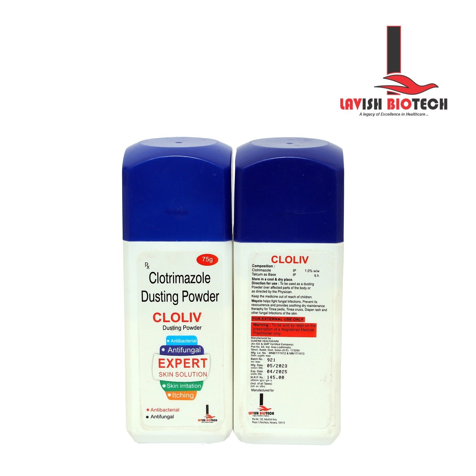 CLOLIV Clotrimazole Dusting Powder