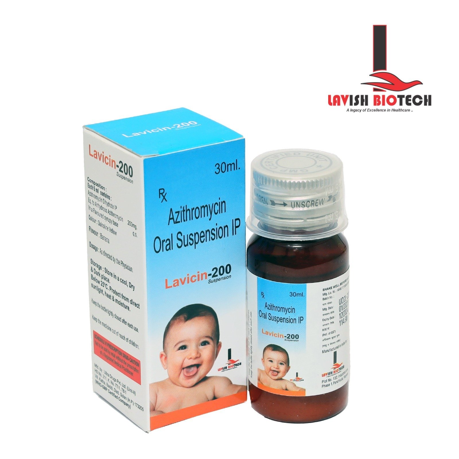 Lavicin-200 Oral Suspension